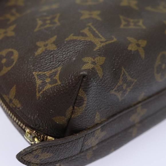 LOUIS VUITTON Monogram Trousse Demi Ronde Cosmetic Pouch M47520 LV Auth 81232 - Picture 7 of 16